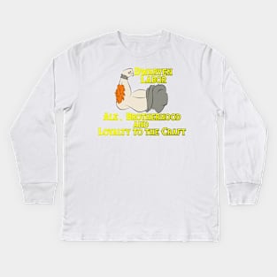 Dwarven Labor Kids Long Sleeve T-Shirt
